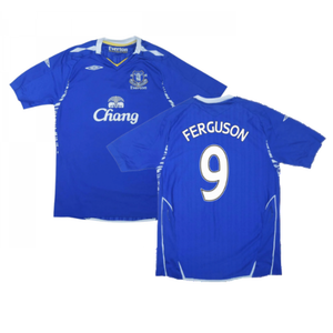 Everton 2007-08 Home Shirt ((Excellent) S) (Ferguson 9)_0