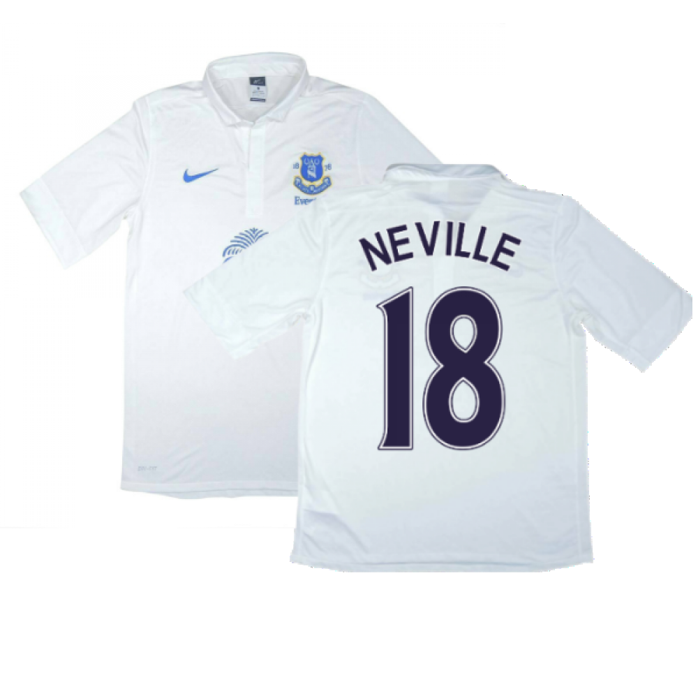 Everton 2012-13 Third Shirt ((Very Good) M) (Neville 18)_0