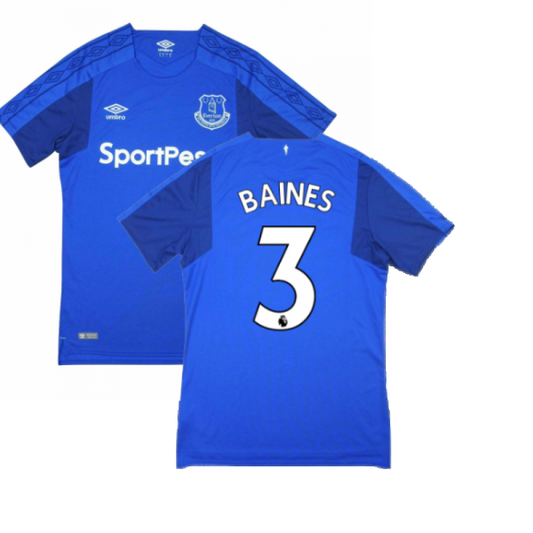 Everton 2017-18 Home Shirt (Good Condition) (L) (Baines 3)_0