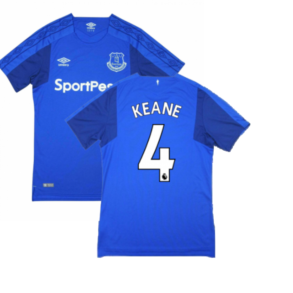 Everton 2017-18 Home Shirt (Good Condition) (L) (Keane 4)_0