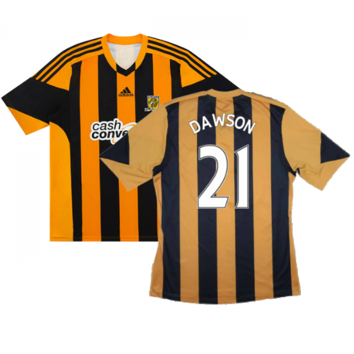 Hull City 2013-14 Home Shirt ((Excellent) S) (Dawson 21)