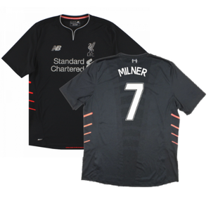 Liverpool 2016-17 Away Shirt ((Excellent) XXL) (Milner 7)_0