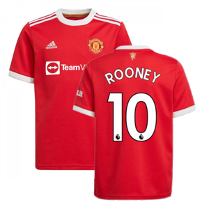 Man Utd 2021-2022 Home Shirt (Kids) (ROONEY 10)_0