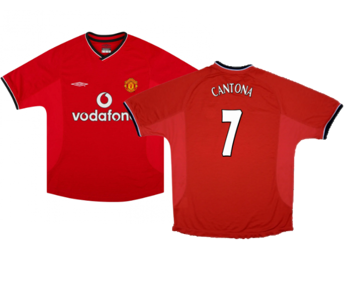 Manchester United 2000-02 Home Shirt ((Very Good) XL) (CANTONA 7)