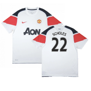 Manchester United 2010-11 Away Shirt ((Excellent) S) (Scholes 22)_0