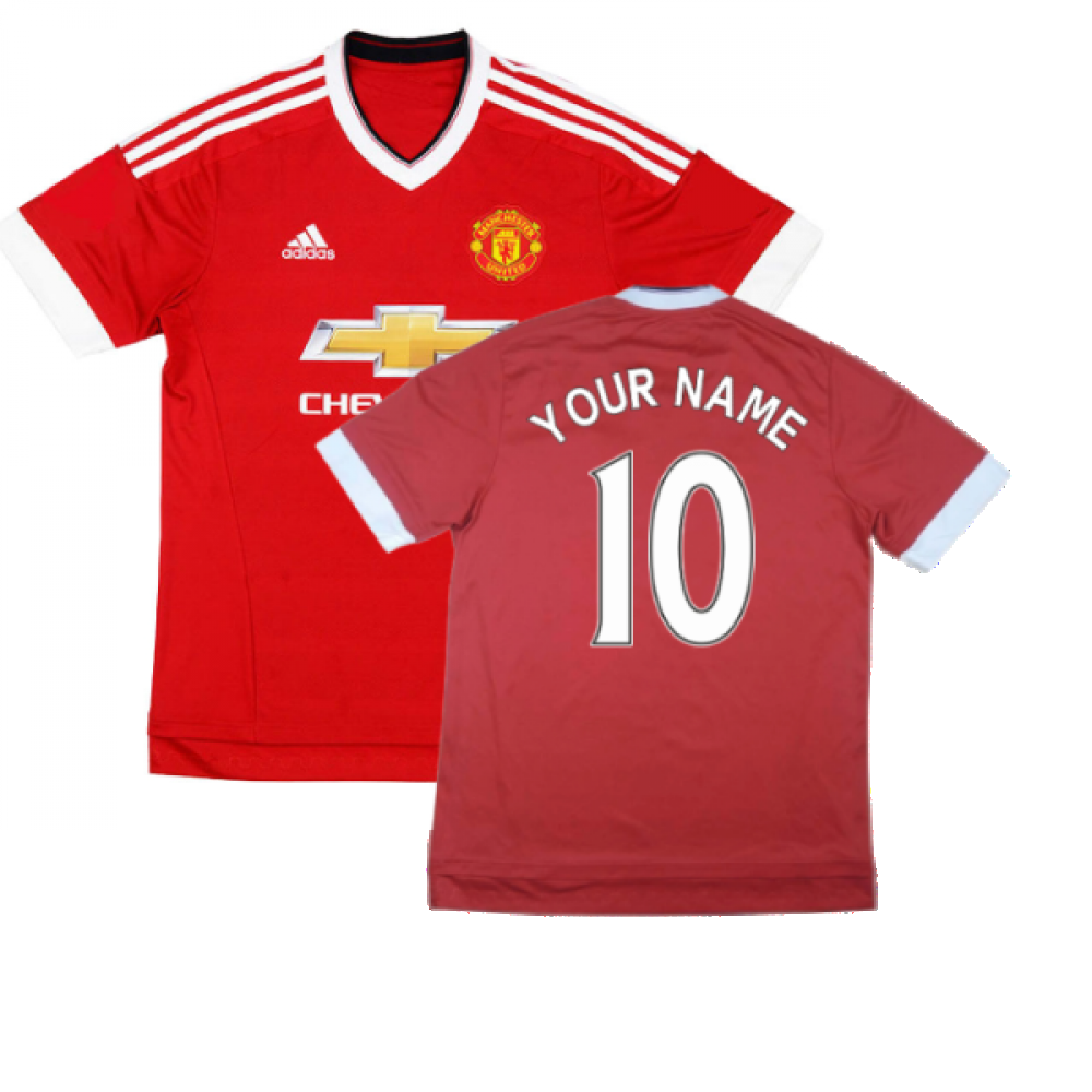Manchester united jersey custom name hotsell