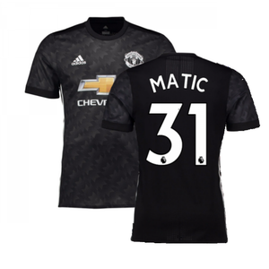 Manchester United 2017-18 Adizero Away Shirt ((Mint) S) (Matic 31)_0