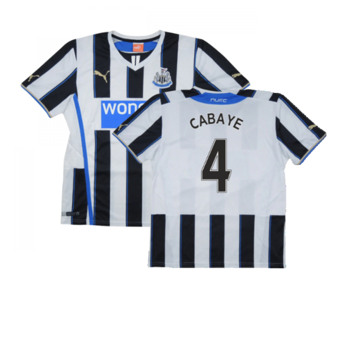 Newcastle United 2013-14 Home Shirt ((Excellent) XXL) (Cabaye 4)