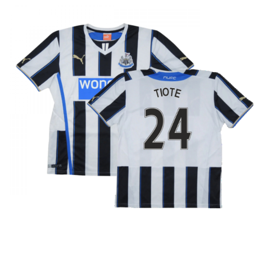 Newcastle United 2013-14 Home Shirt ((Excellent) XXL) (Tiote 24)_0