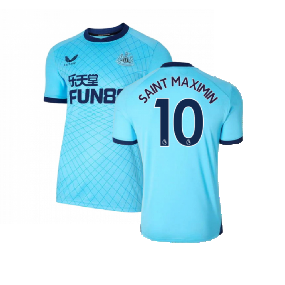 Newcastle United 2021-22 Third Shirt ((Mint) XL) (SAINT MAXIMIN 10)_0