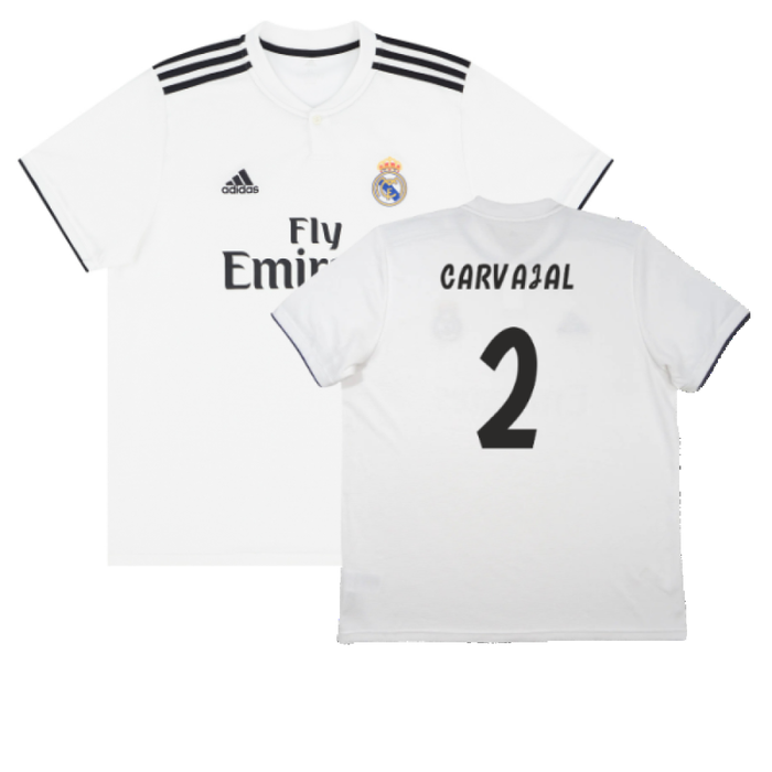 Real Madrid 2018-19 Home Shirt (S) (Very Good) (Carvajal 2)