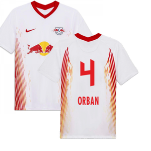 Red Bull Leipzig 2020-21 Home Shirt ((Excellent) S) (ORBAN 4)_0