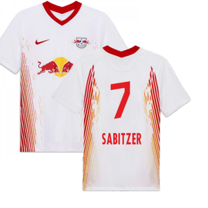 Red Bull Leipzig 2020-21 Home Shirt ((Excellent) S) (SABITZER 7)_0