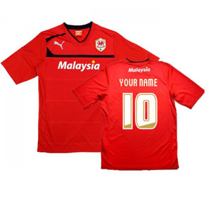 Cardiff City 2012-2013 Home Shirt ((Excellent) XL) (Your Name)_0