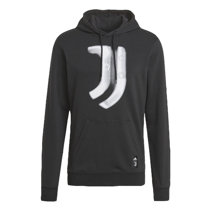 2021-2022 Juventus Hooded Top (Black)