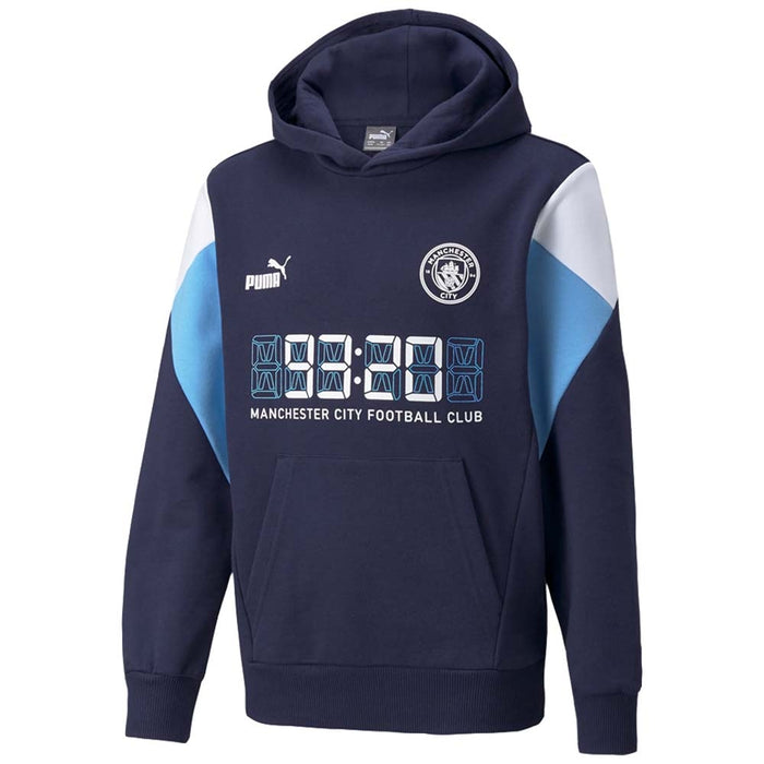 2021-2022 Man City FtblCulture Hoody (Navy)