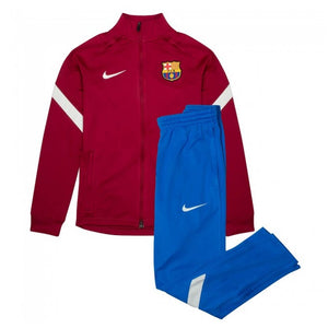 2021-2022 Barcelona Dry Squad Tracksuit (Noble Red) - Little Boys_0