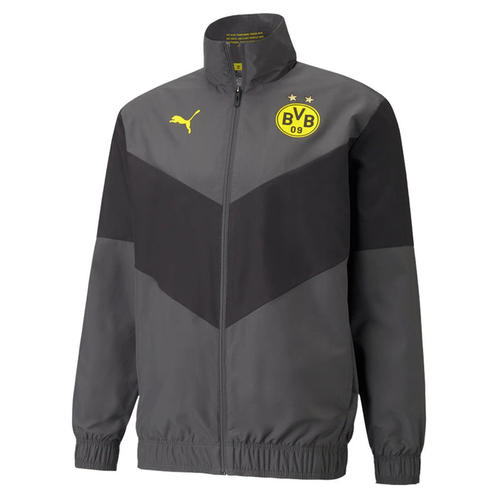 2021-2022 Borussia Dortmund Pre Match Jacket (Asphalt)