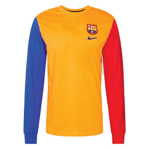 2021-2022 Barcelona LS Ignite Tee (Vivid Orange)_0