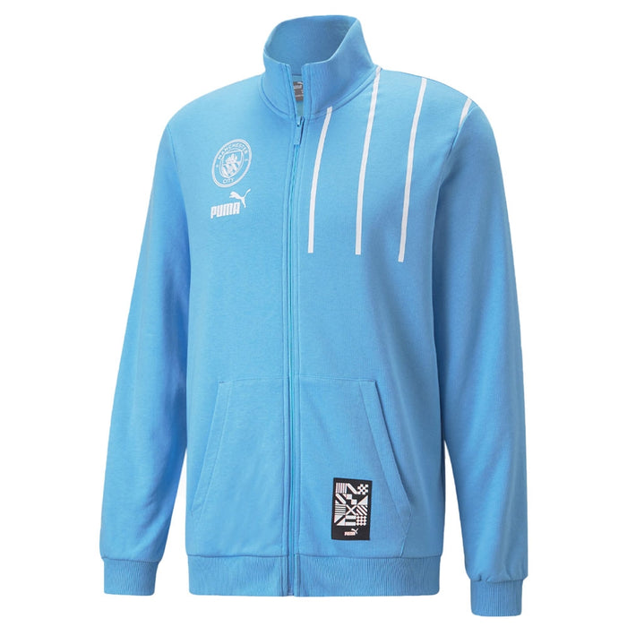 2022-2023 Man City FtblCulture Track Jacket (Blue)