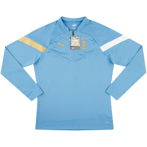 2022-2023 Uruguay Half Zip Training Top (Blue)_0