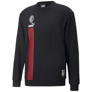 2022-2023 AC Milan FtblCulture Crew Sweat (Black)_0