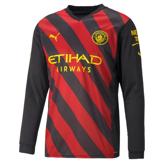 2022-2023 Man City Long Sleeve Away Shirt_0