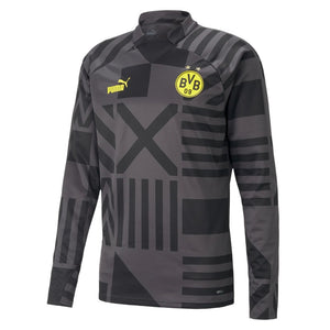 2022-2023 Borussia Dortmund Pre-Match Sweat (Black-Asphalt)_0