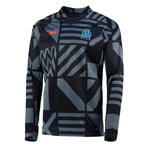 2022-2023 Marseille Pre-Match Sweat (Blue)_0