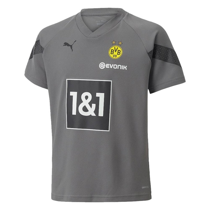 2022-2023 Borussia Dortmund Training Jersey (Smoked Pearl) - Kids