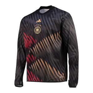 2022-2023 Germany Pre-Match Warm Top (Black)_0