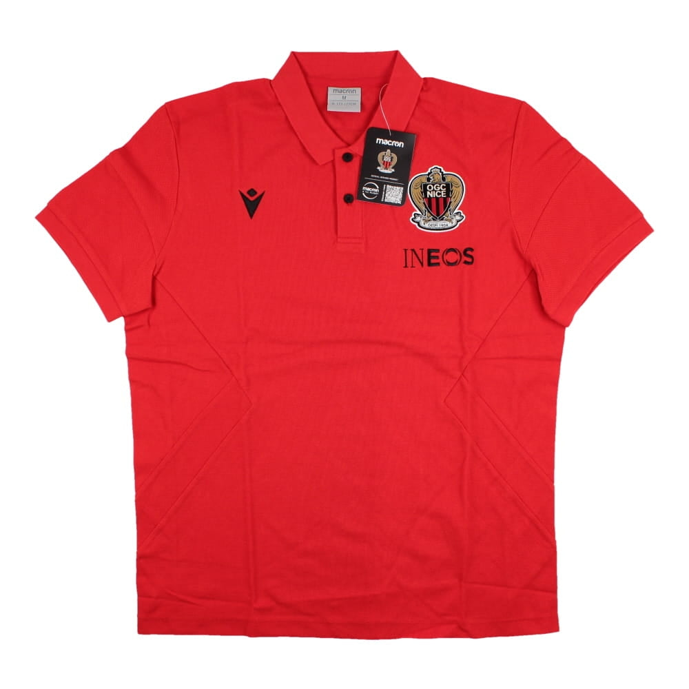 2022-2023 OGC Nice Polo Shirt (Red) – Classic Football Kit