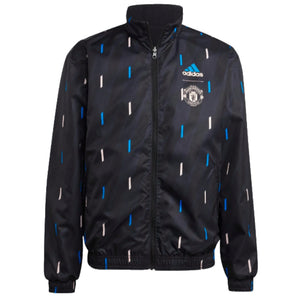 2022-2023 Manchester United Black Anthem Jacket_0