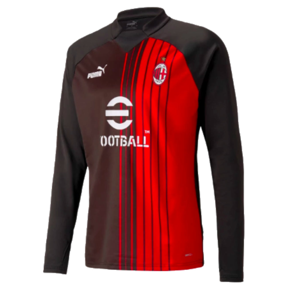 2022-2023 AC Milan Pre-Match Sweat (Black)_0