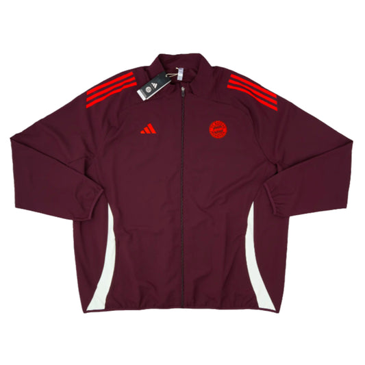 2024-2025 Bayern Munich Presentation Jacket (Shadow Maroon)_0
