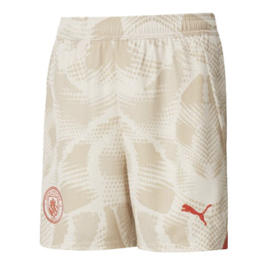 2024-2025 Man City Away Goalkeeper Shorts (Alpine Snow) - Kids_0