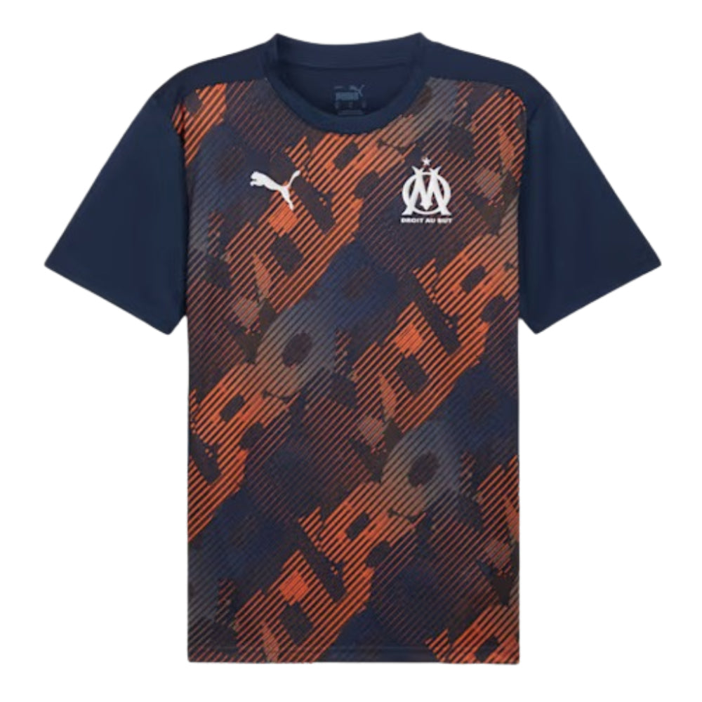 2024-2025 Marseille Pre-Match Shirt (Club Navy)_0