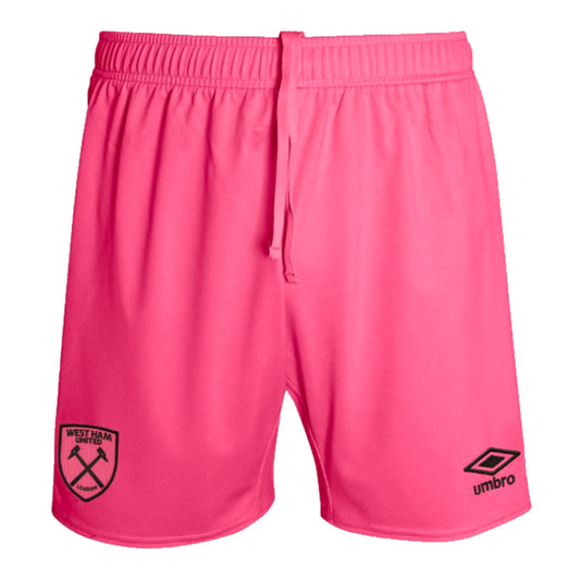 2024-2025 West Ham Goalkeeper Shorts (Pink) - Kids_0