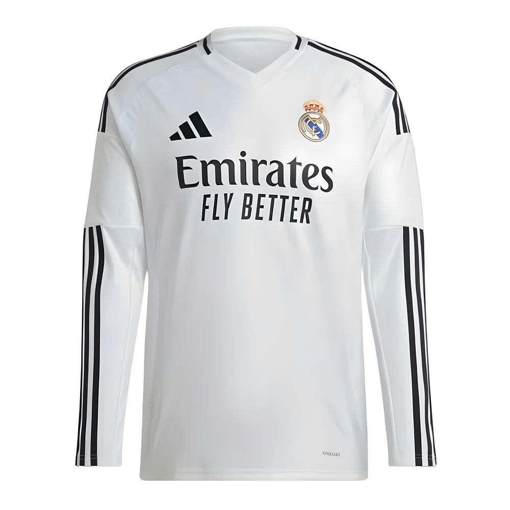 2024-2025 Real Madrid Long Sleeve Home Shirt_0