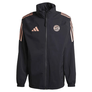 2024-2025 Bayern Munich Rain Jacket (Black)_0