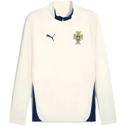 2025-2026 Portugal Training 1/4 Zip Top (Sugared Almond) - Kids_0