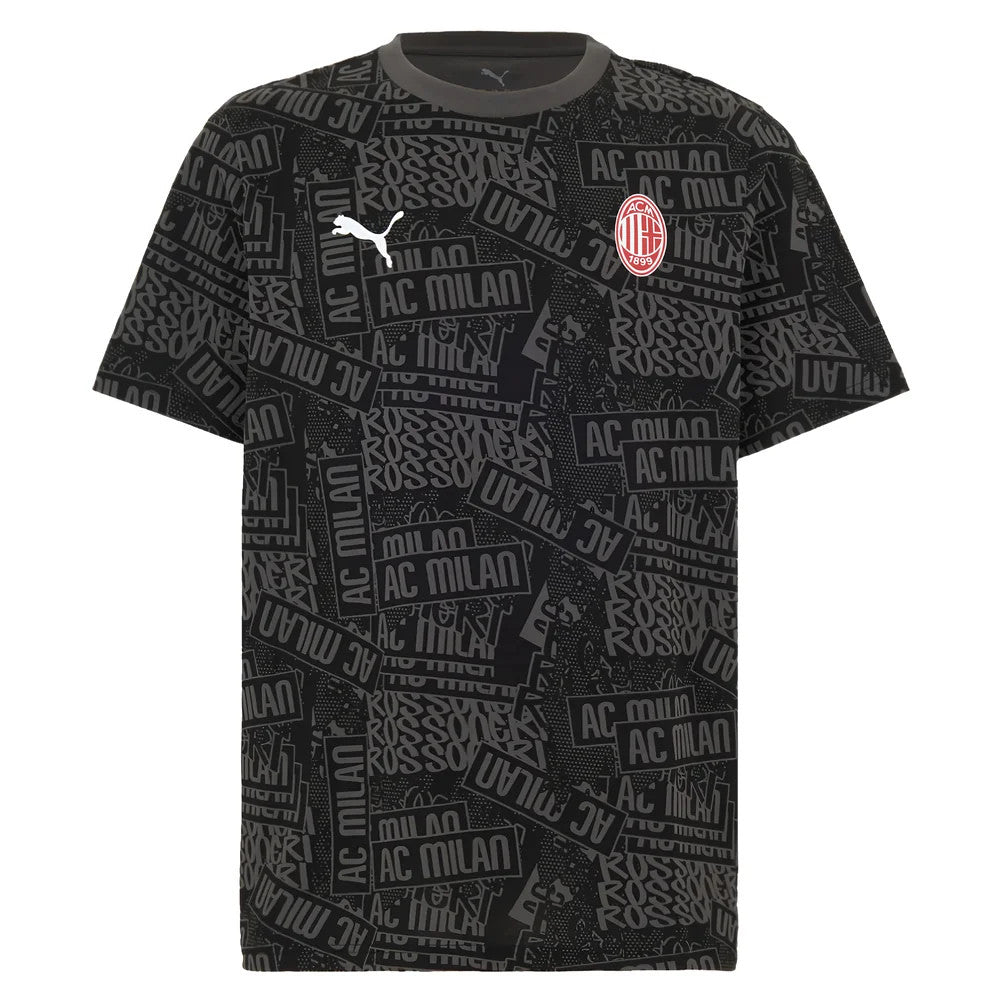 2025-2026 AC Milan ftblCulture Tee AOP (Black)_0