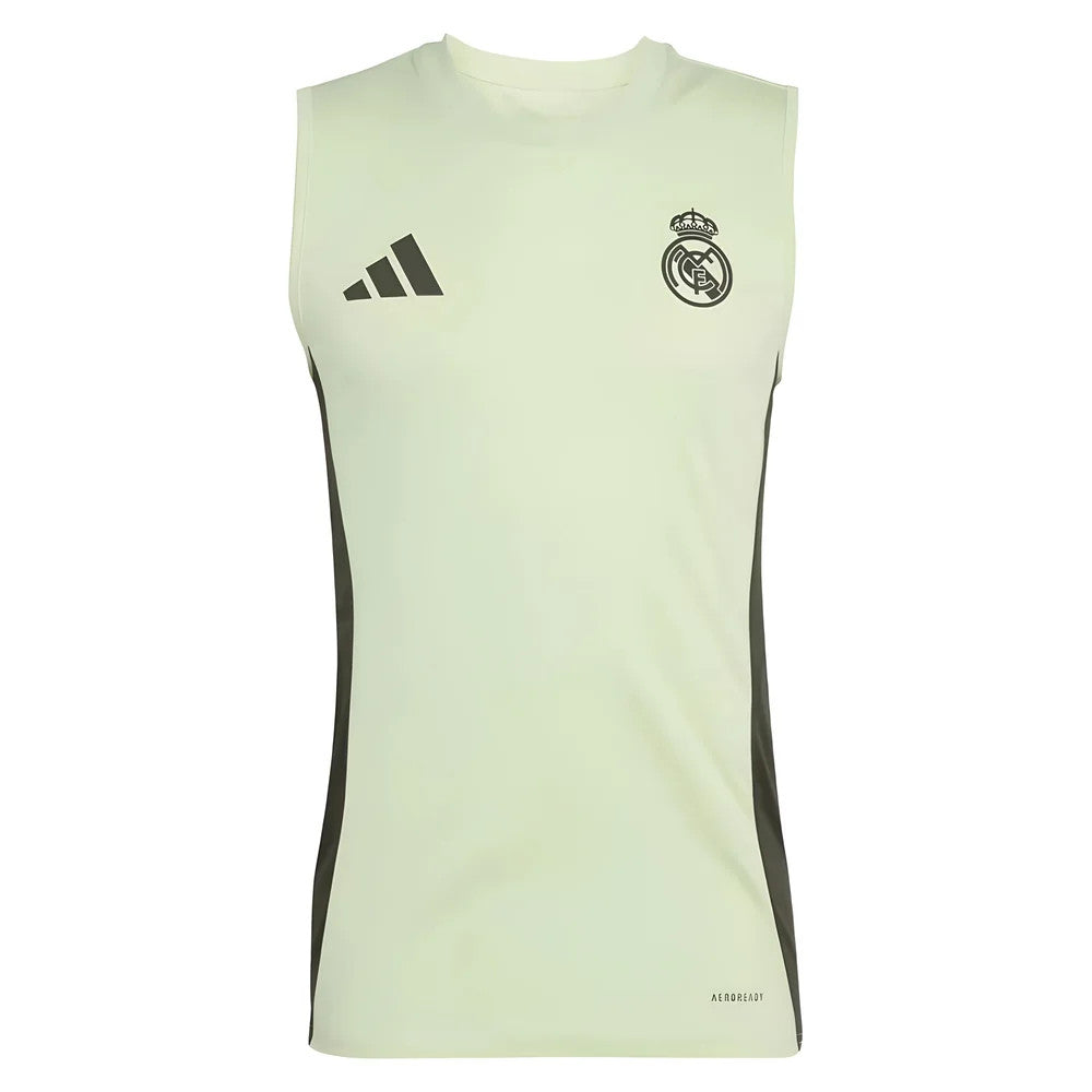 2025-2026 Real Madrid Sleeveless Training Jersey (Almost Lime)_0