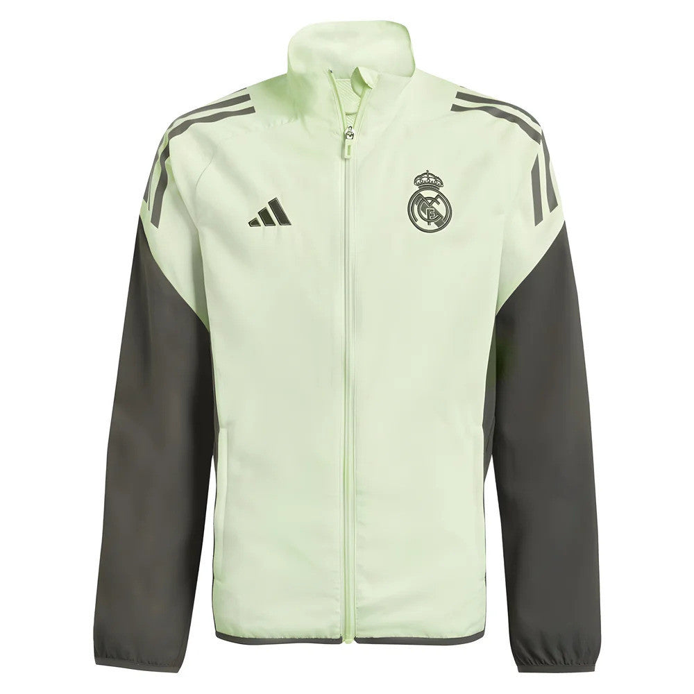 2025-2026 Real Madrid Presentation Jacket (Almost Lime) - Kids_0