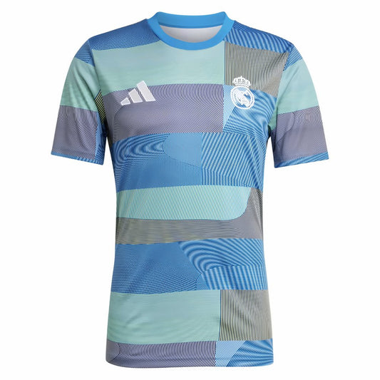 2025-2026 Real Madrid Pre-Match Shirt (Blue)_0