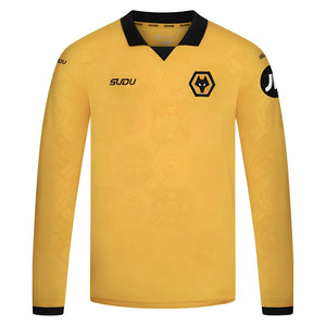 2025-2026 Wolves Long Sleeve Home Shirt - Kids_0
