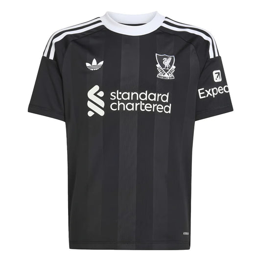 2025-2026 Liverpool Third Goalkeeper Shirt (Black) - Kids_0