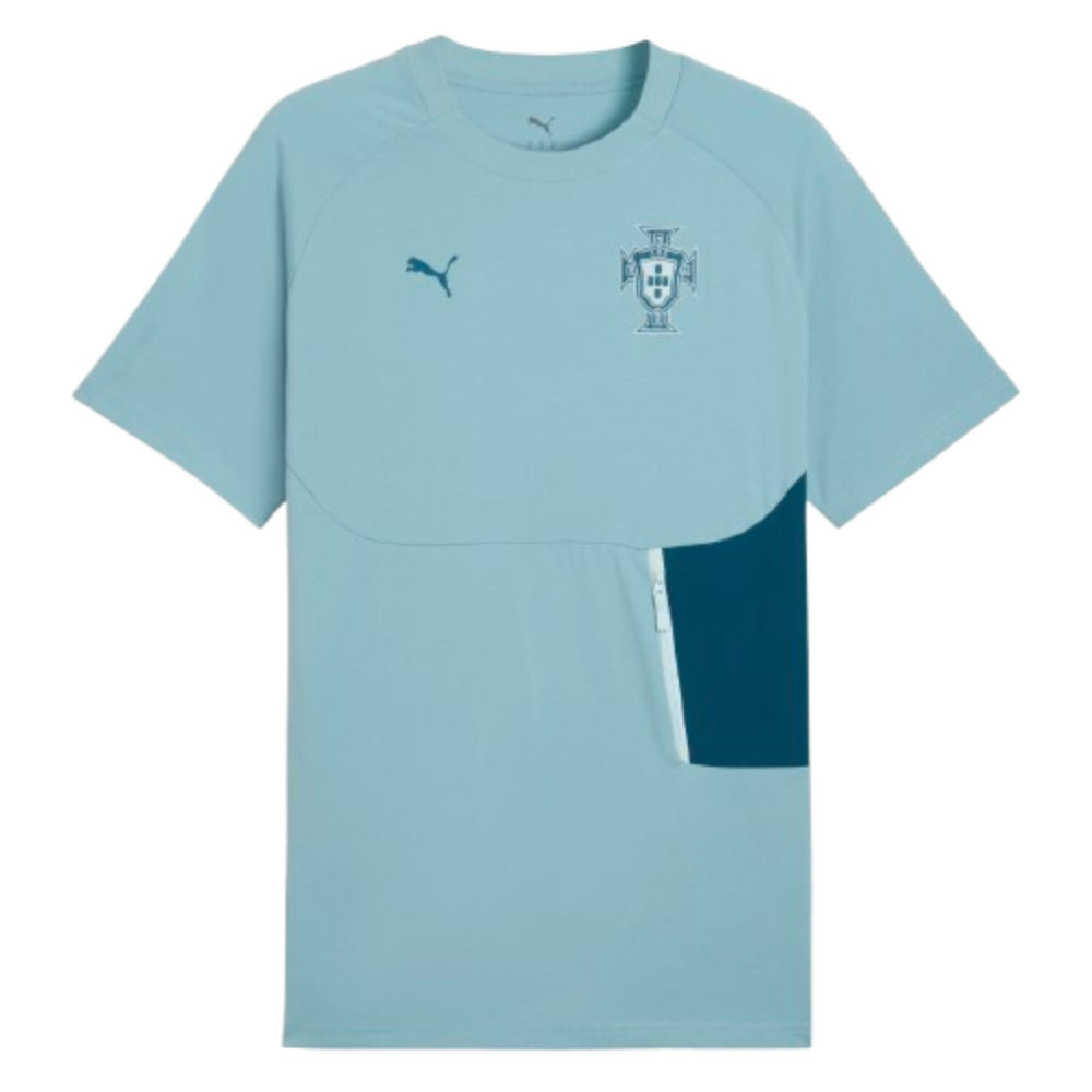 2026-2027 Portugal PumaTECH Pocket Tee (Seaform)_0