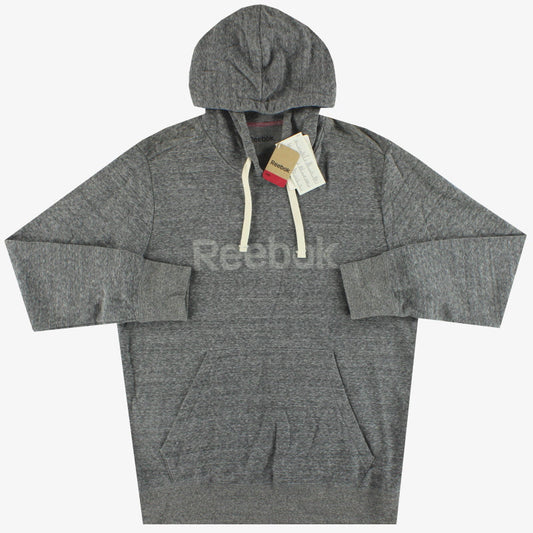 Reebok Extra Soft Mens EL Logo Grey Hoodie *BNIB* L