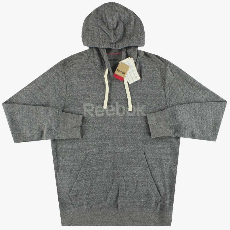 Reebok Extra Soft Mens EL Logo Grey Hoodie *BNIB* M